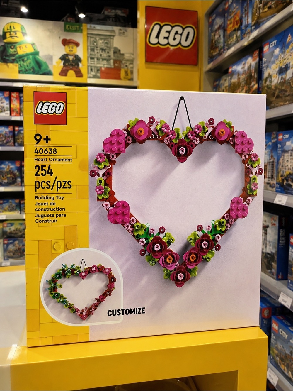LEGO Heart Ornament 40638 Building Set 254 Pieces NIB Valentine’s Decor